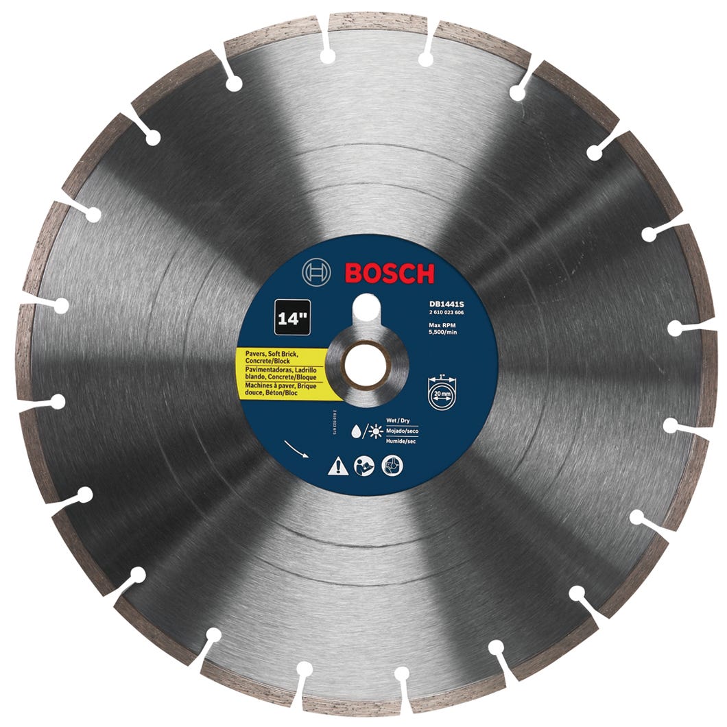 Bosch 1/4" Standard Segmented Rim Diamond Blade