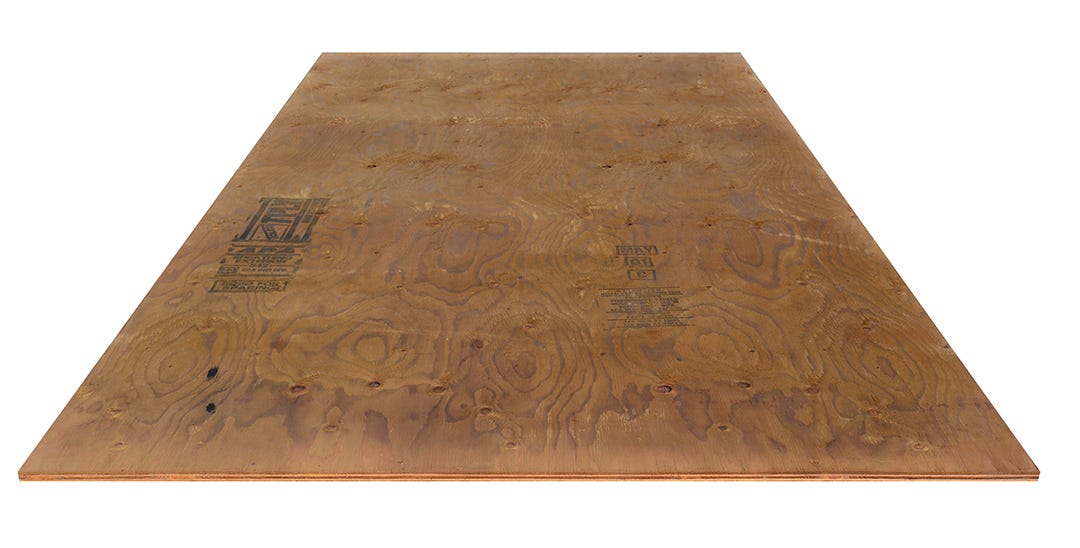Plywood Standard Treated, 1/2 X 4 X 8
