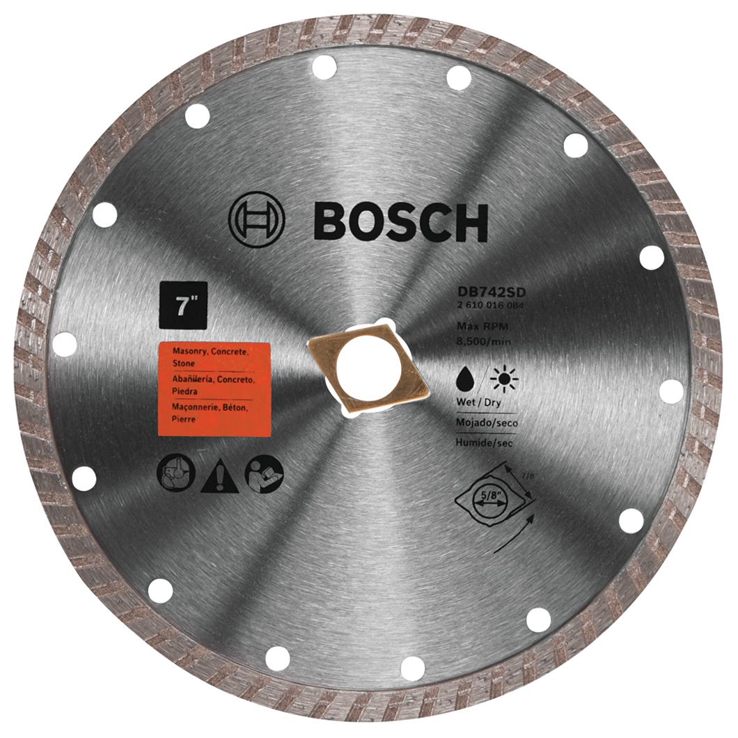Bosch 7" Turbo Rim Diamond Blade
