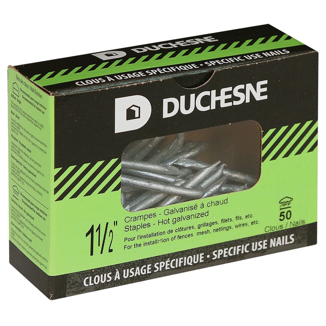 Staples, 1-1/2 in., 50/Box