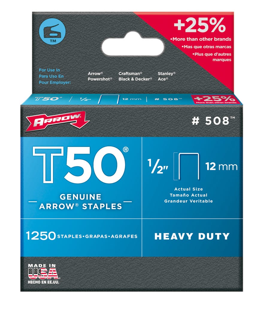 Staples Heavy Duty, 1/2-in.