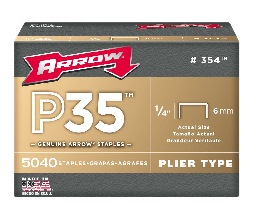 Staples Heavy Duty, Plier Type, 1/4-in.