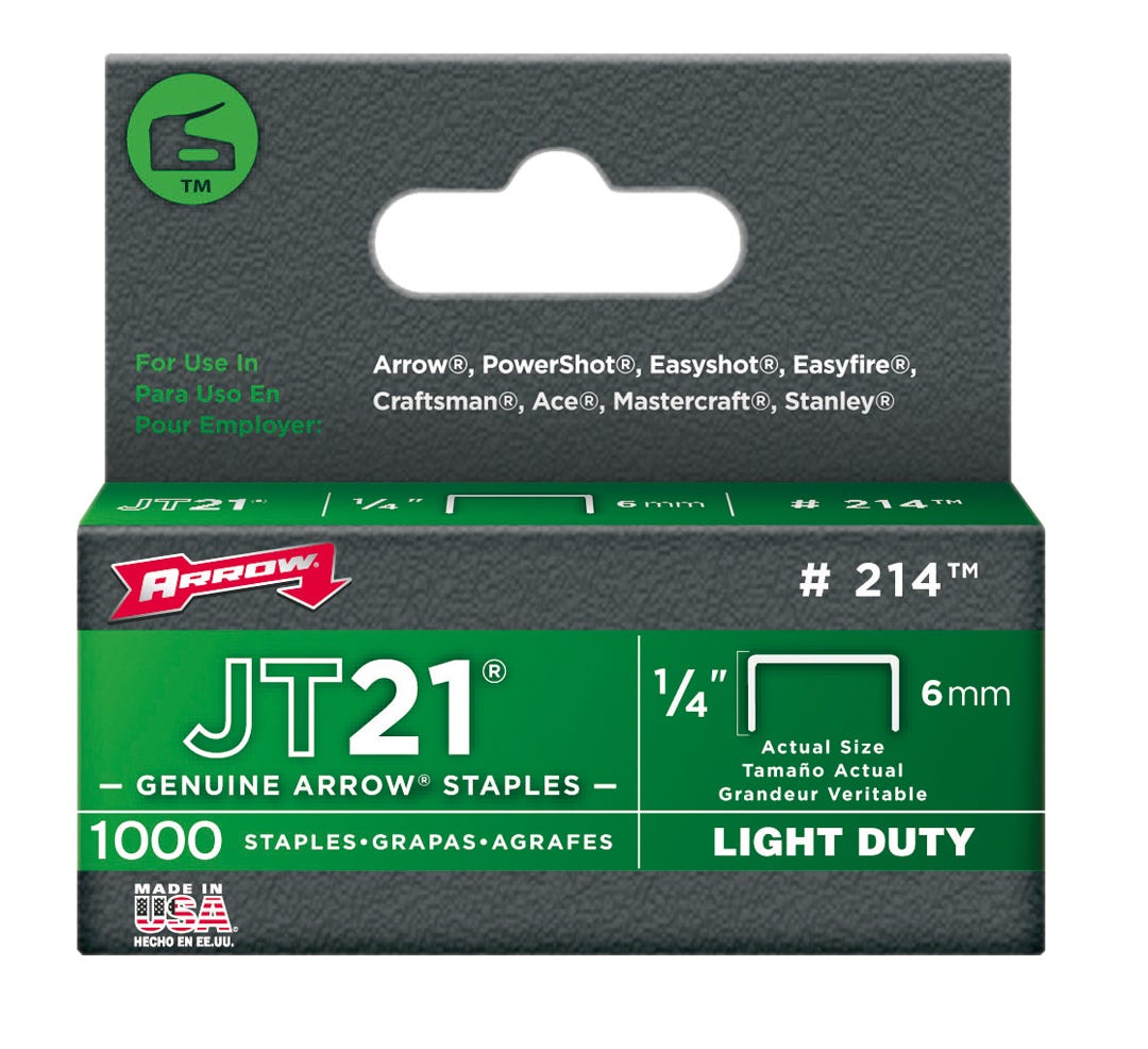 Staples Light Duty, 1/4-in.