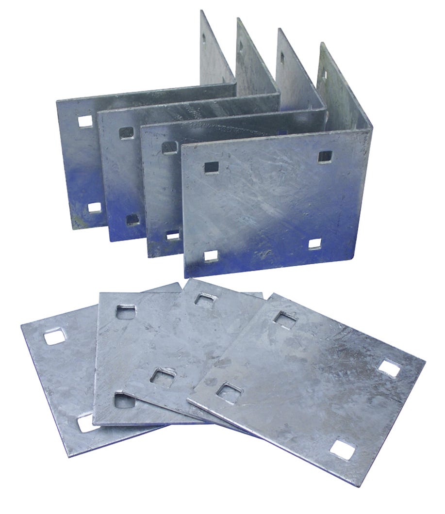Dock Edge Galvanized Steel Stationary Inside Corner Set