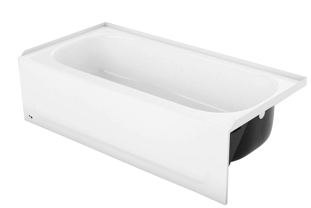 Steel Bathtub, Right Drain