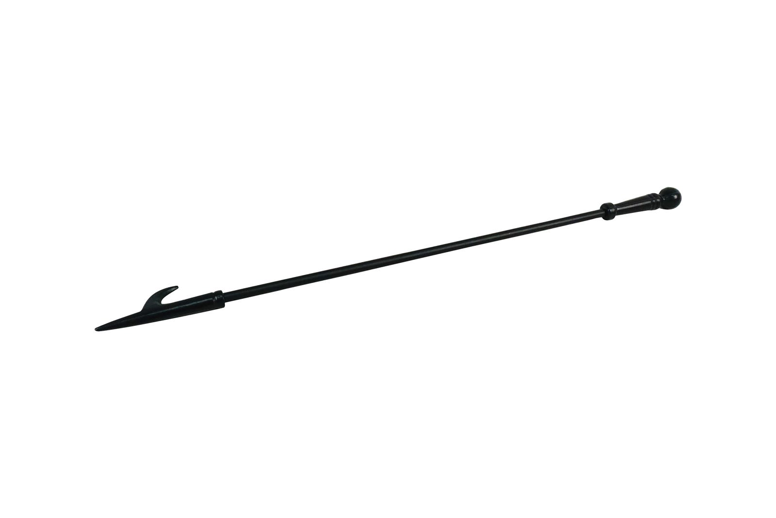 Steel poker tool for chimney 26.75 in. X 1.5 in. X 1.5 in. - black