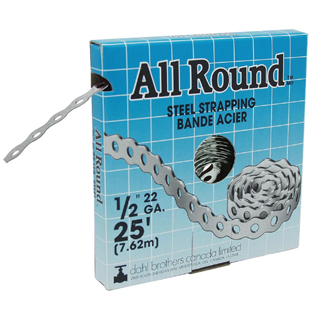 Steel Strapping All-Round, 25-ft. X 1/2-in.