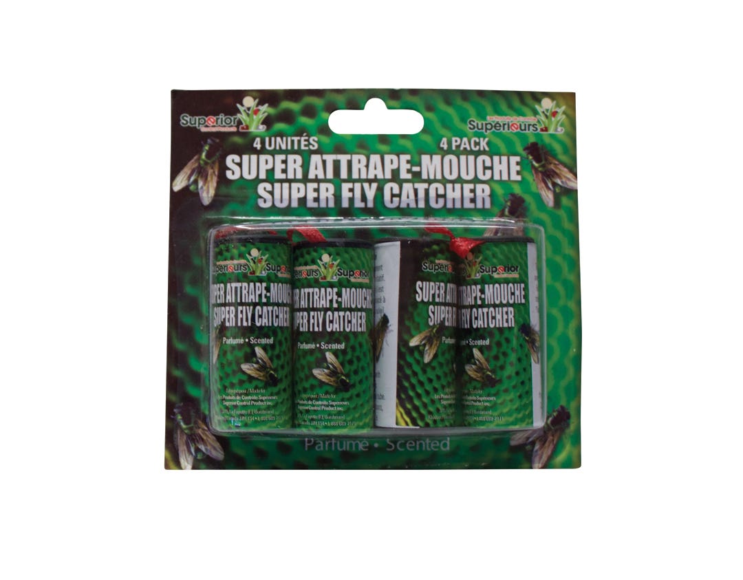 Super Fly Catcher - Sticky Strips, 4 Pack