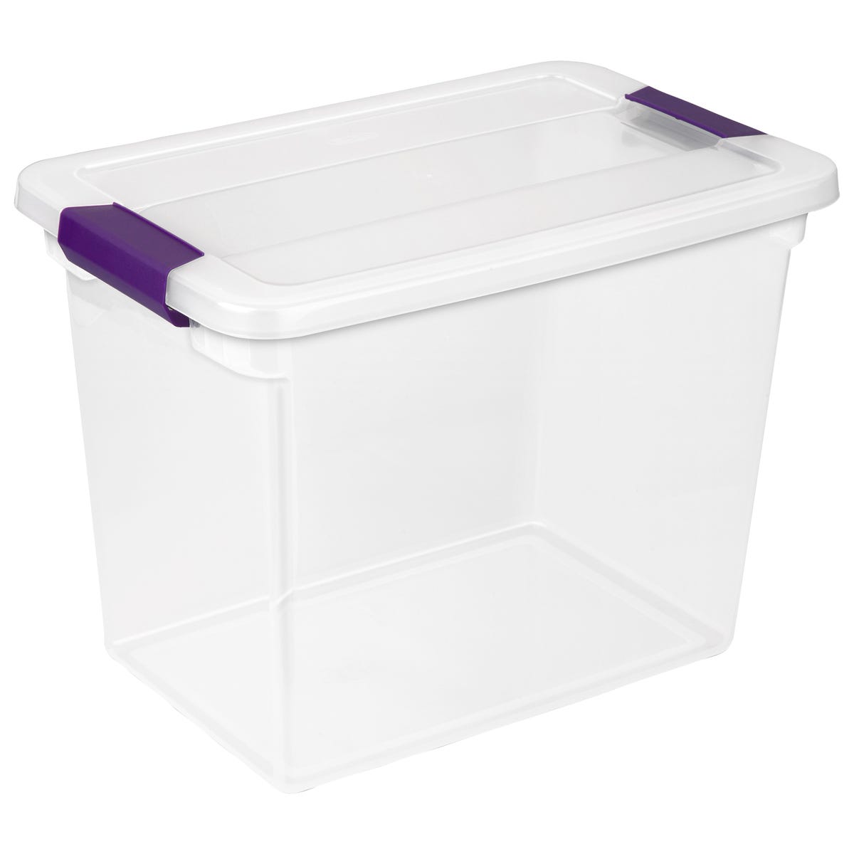 27 Quart ClearView Latch Box, 28.25 cm x 43.25 cm x 32.5 cm
