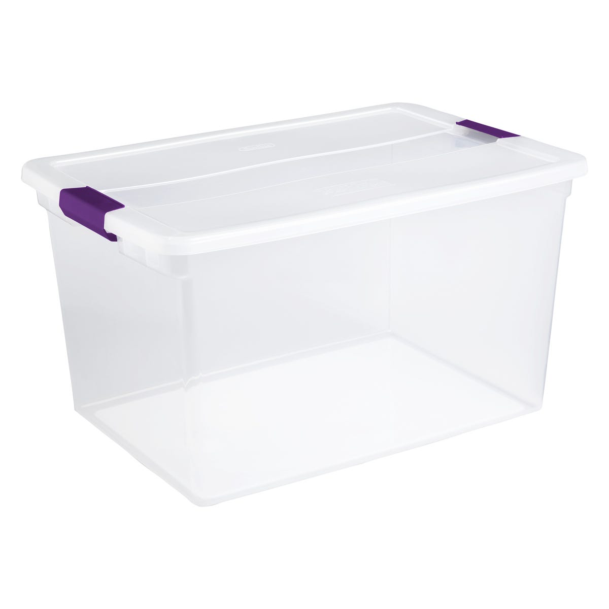 Storage tote with latch lid, 13.25-in. X 16.375-in. X 23.62-in.