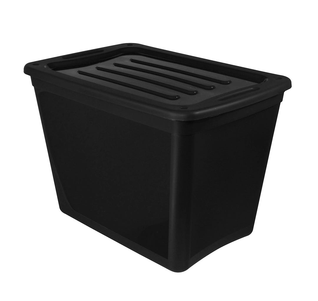 Storage bin with lid