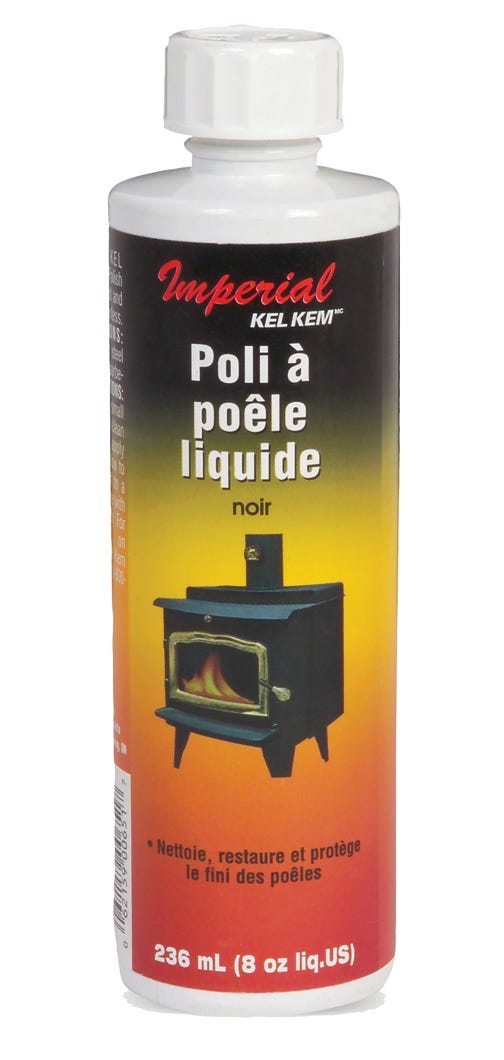 Stove polish liquid