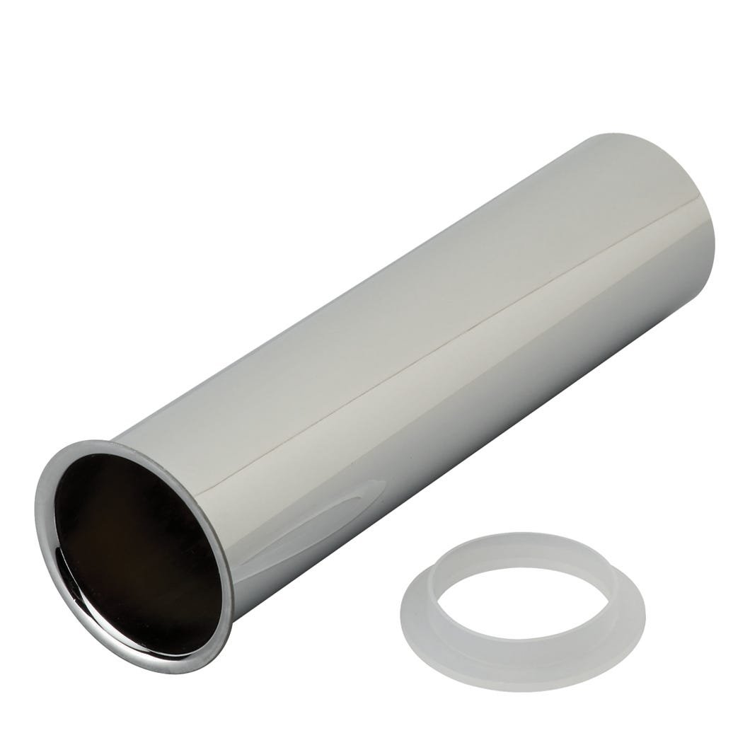 Straight connector flanged tailpiece