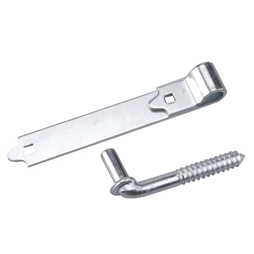 Strap Hinge Screw Hook 8-in., Steel