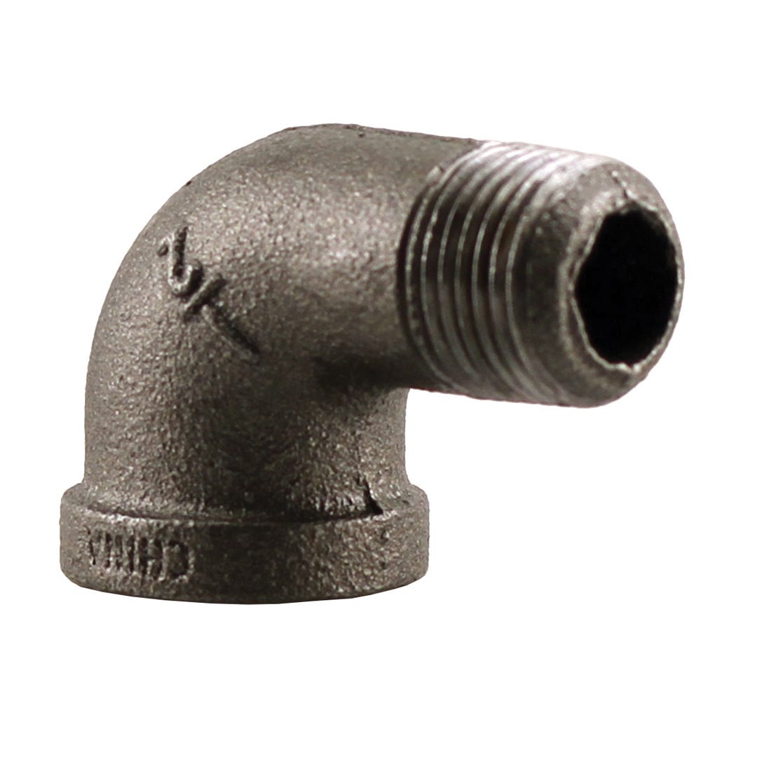 90° Elbow Male/Female, Steel, 1/2-in.