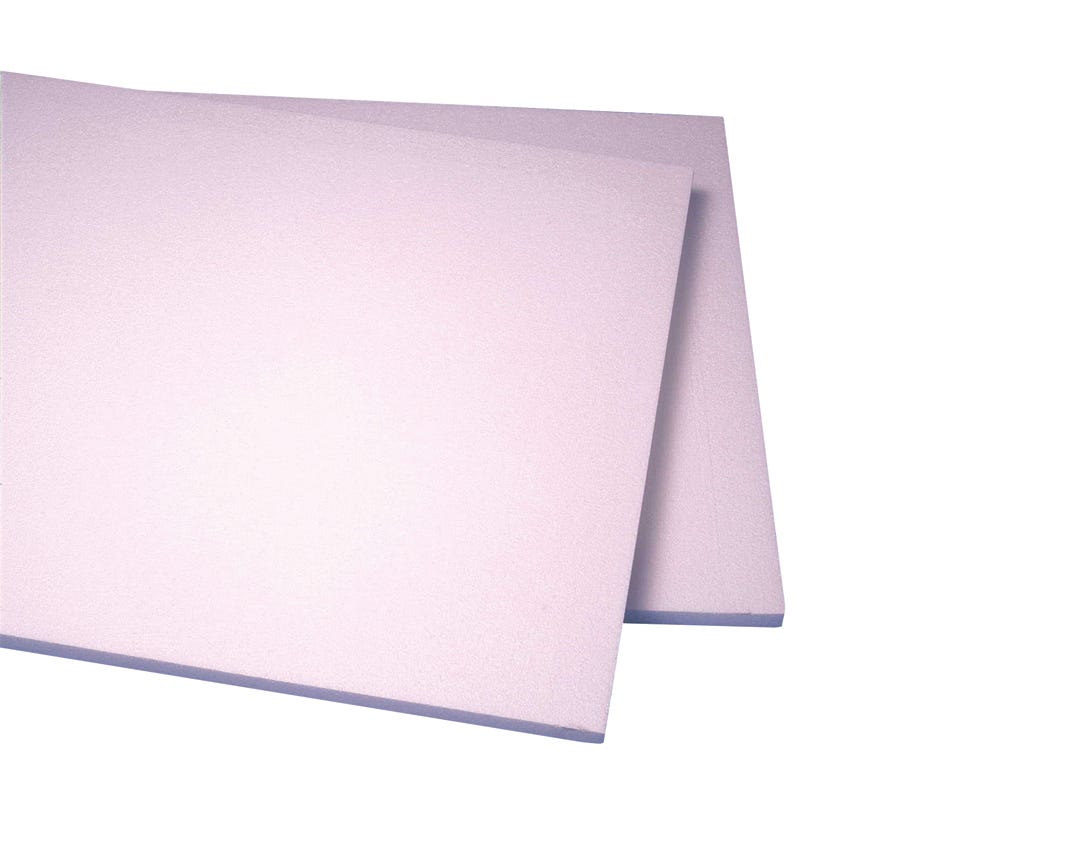 Styrofoam panel expanded polystyrene 4 ft x 8 ft x 1 7/8 in