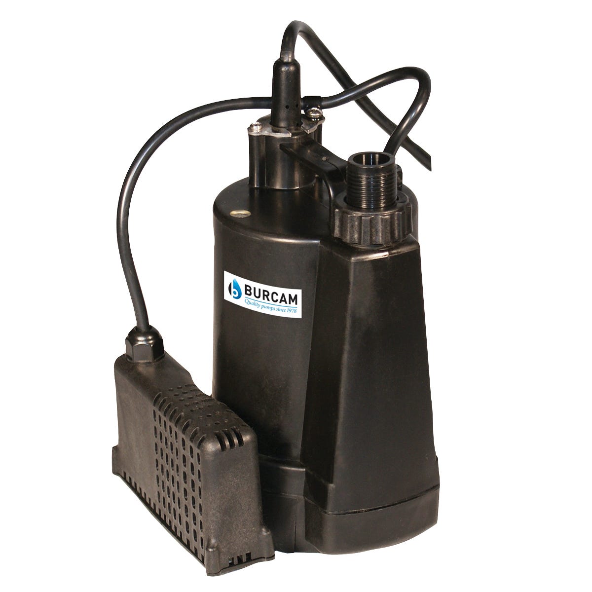 Submersible Utility Pump, Electronic Switch, 1/4 Hp
