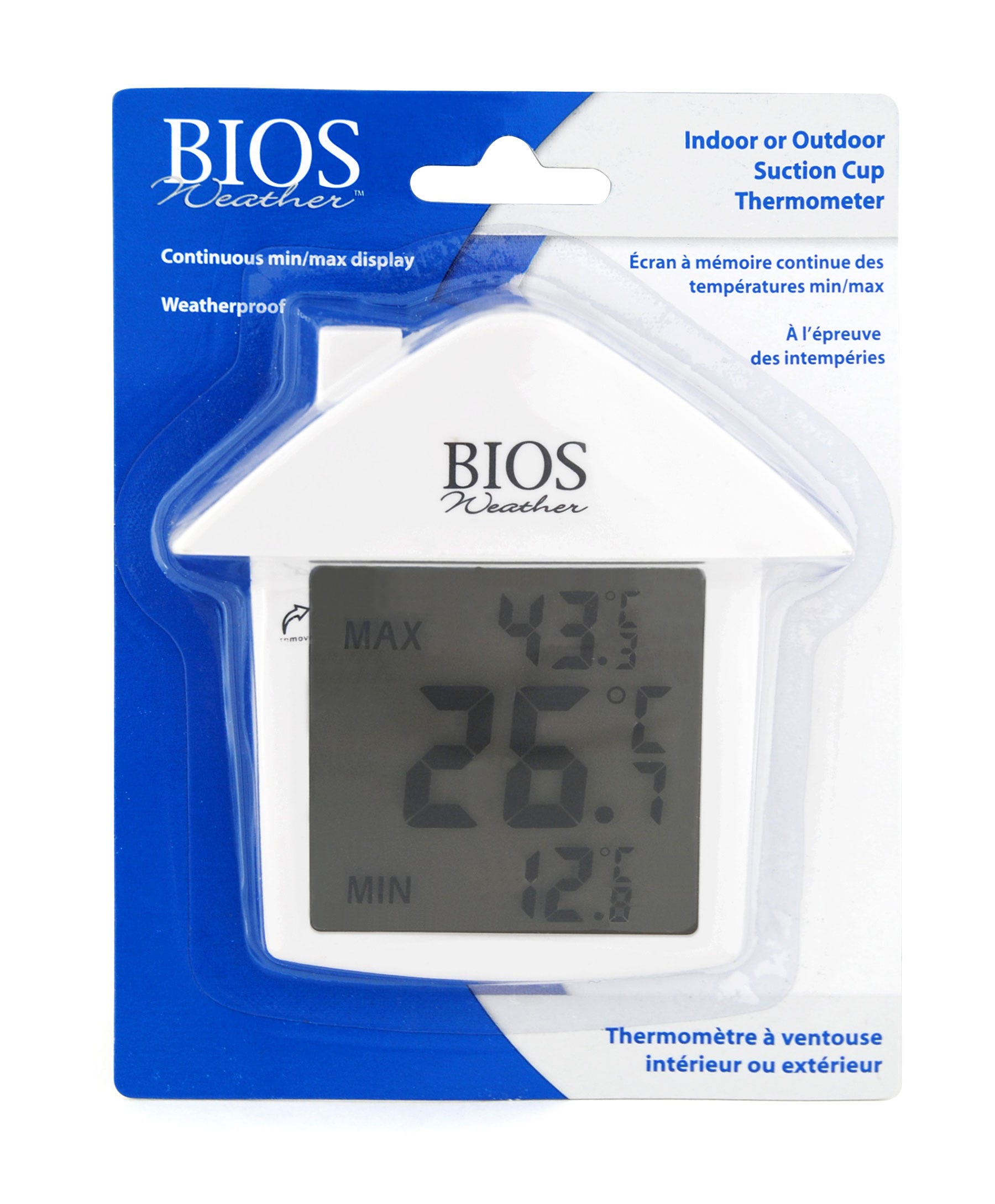 Indoor/Outdoor Suction Cup Thermometer
