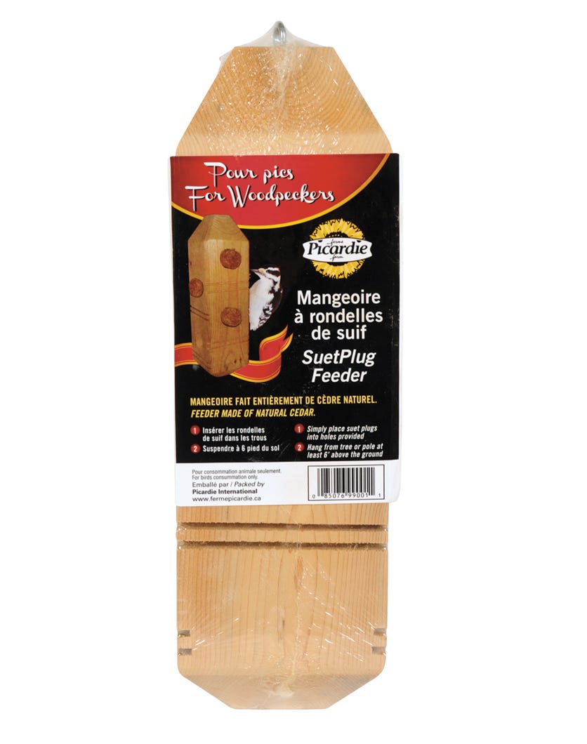 Suetplug Feeder, for Woodpeckers