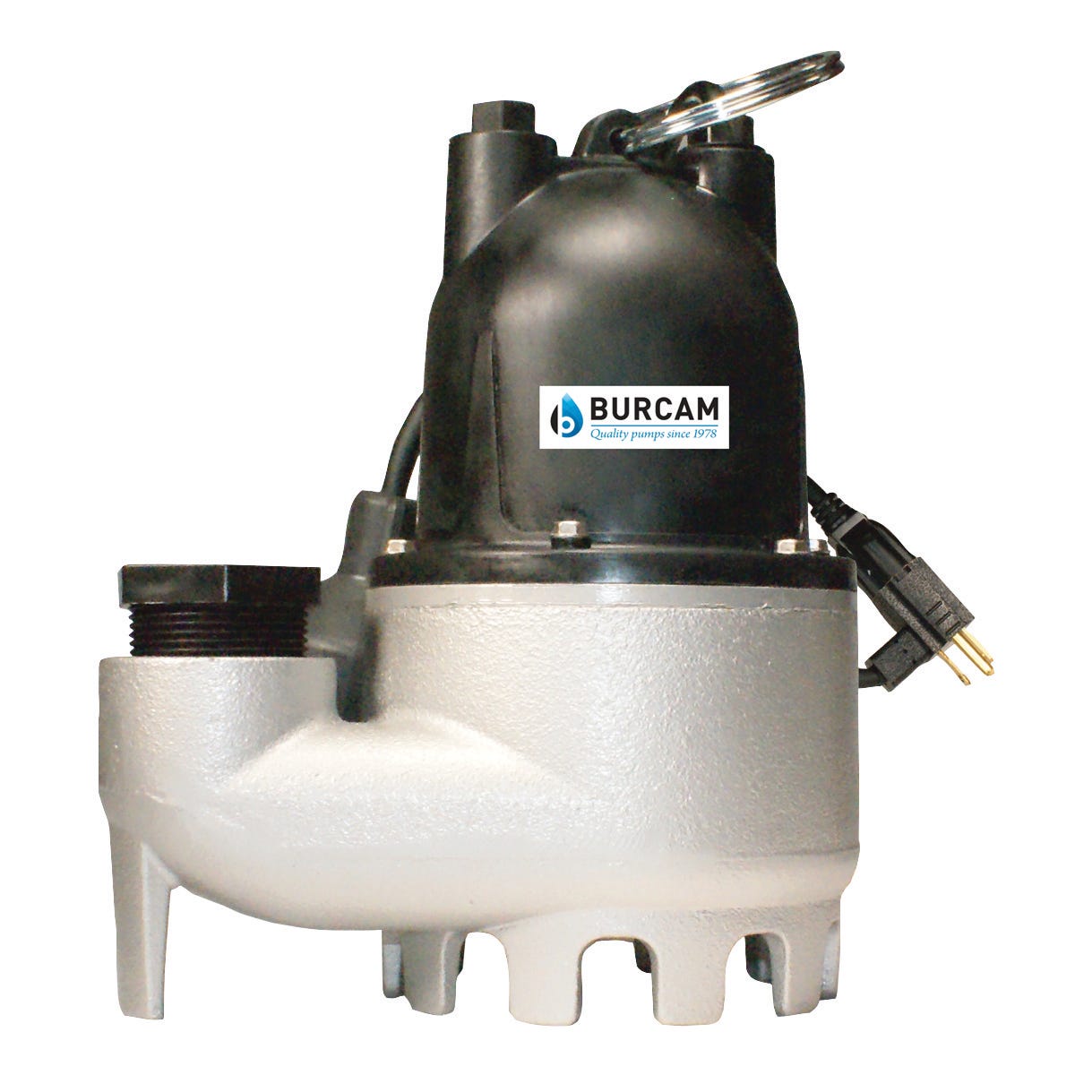 Sump Pump, Cast Iron with Tethered Switch, 1/3 Hp