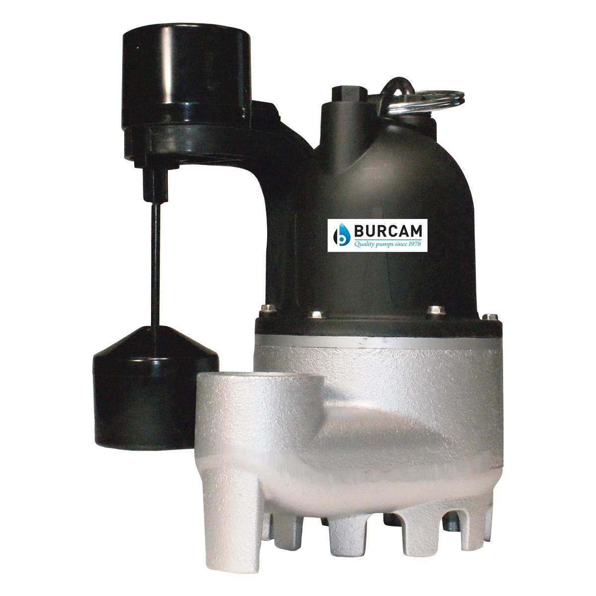Sump Pump, Cast Iron with Vertical Switch, 1/3 Hp