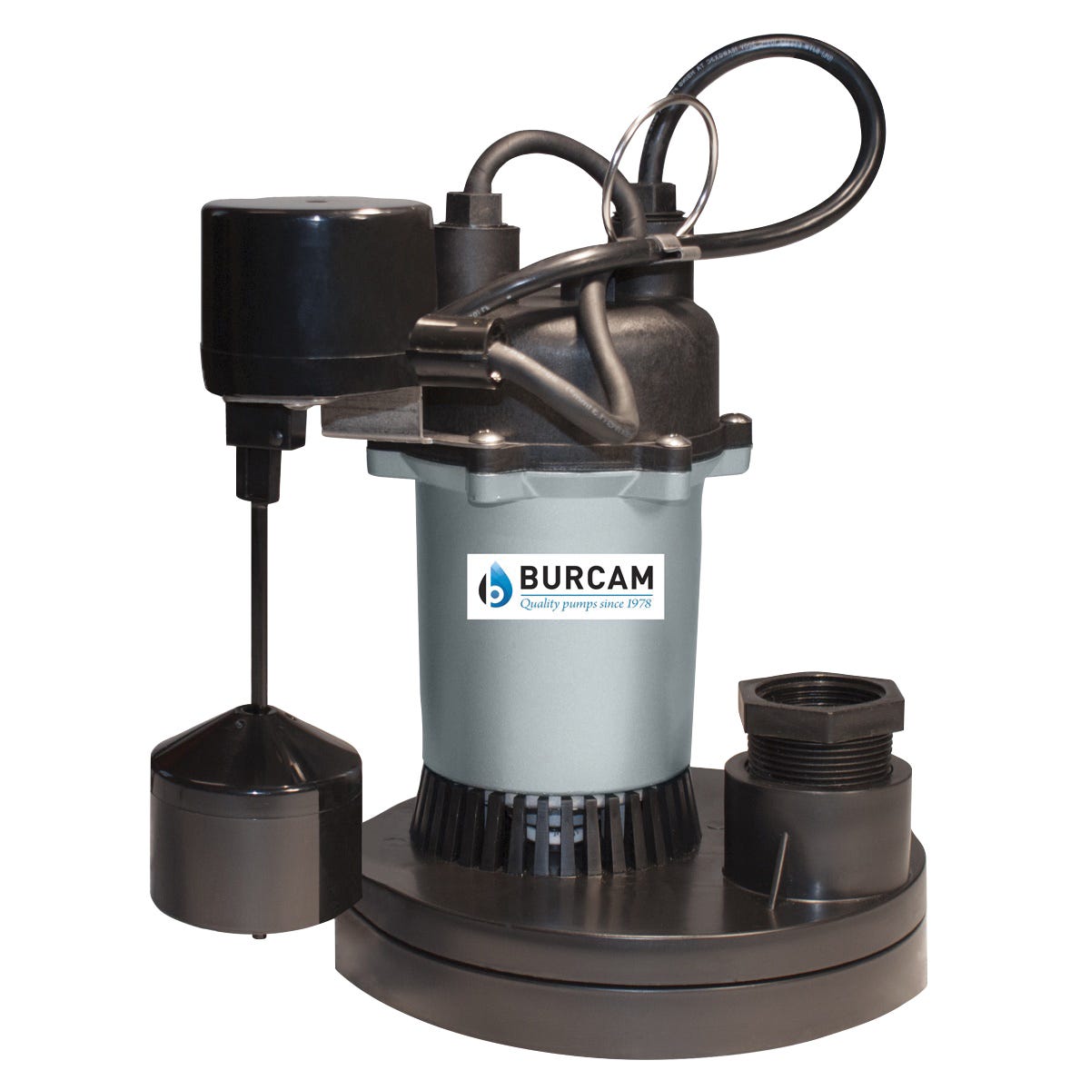 Sump Pump with Vertical Switch, 1/2 Hp