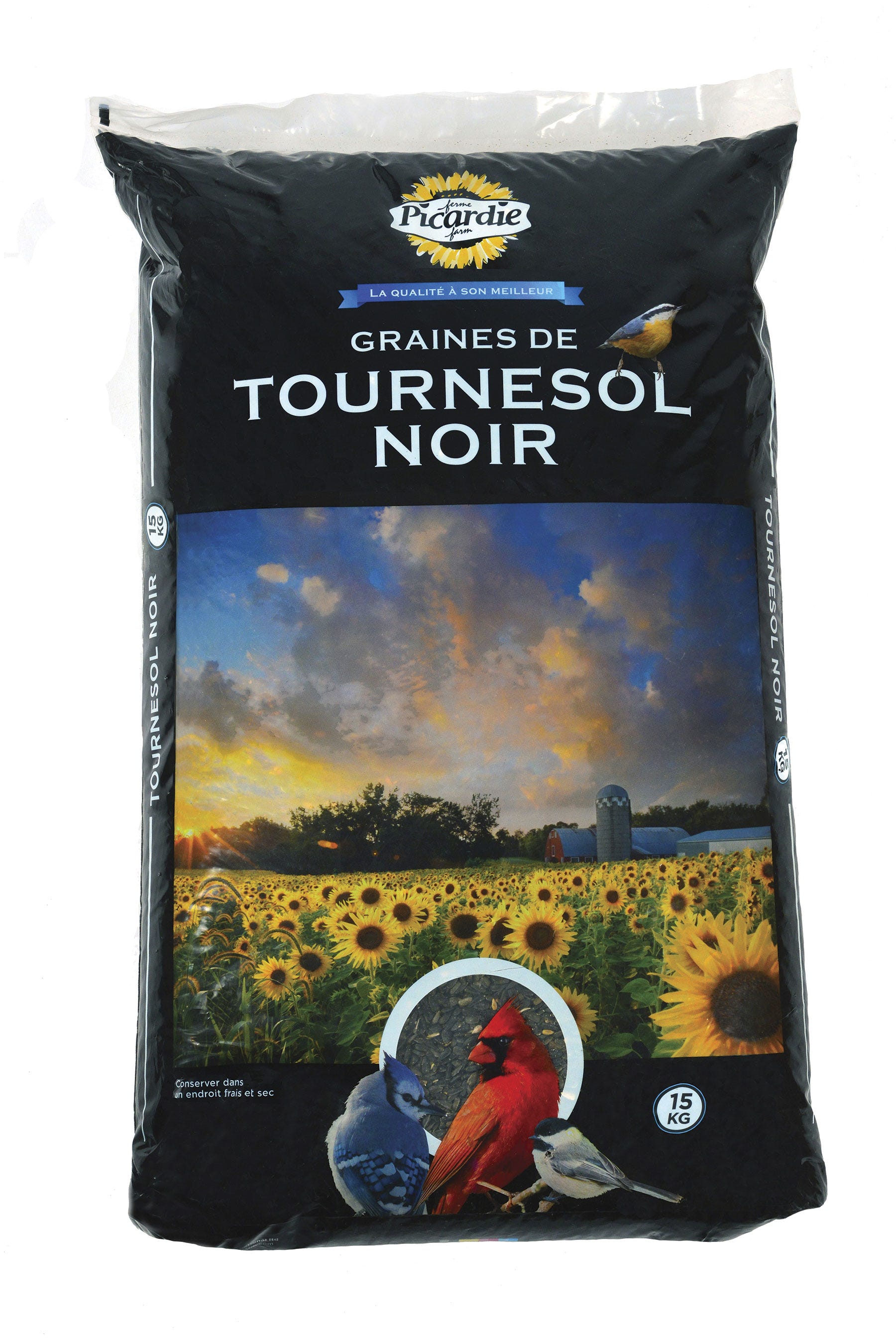 Sunflower Seeds for Wild Birds, 15 kg