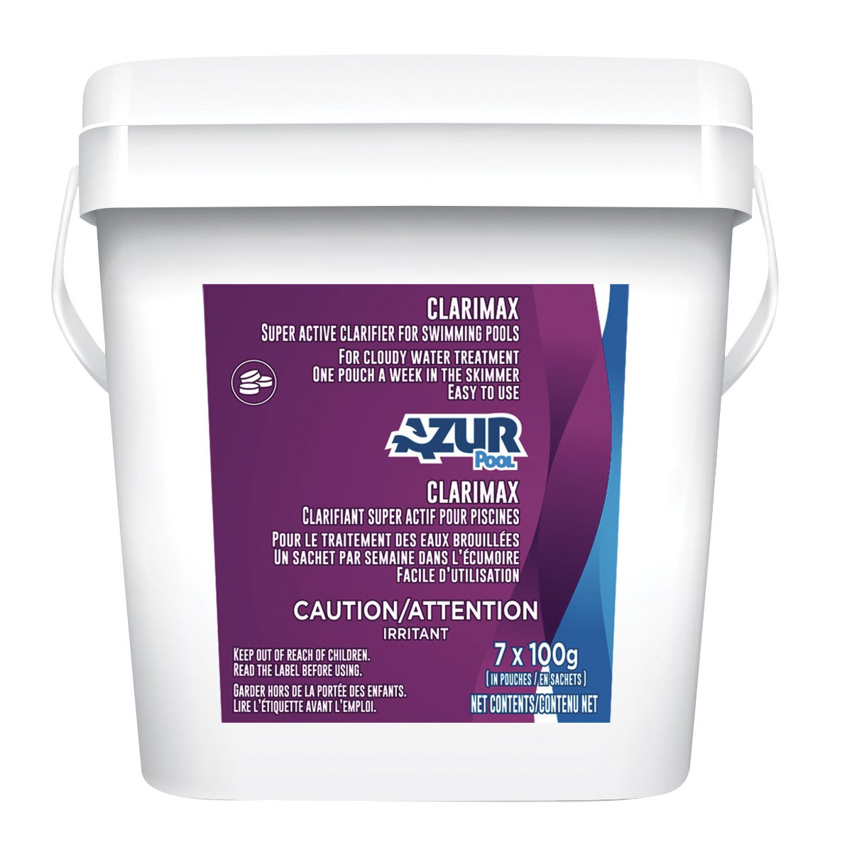 Azur Spa Clarimax Cloudy Pool Water Treatment, 700 G