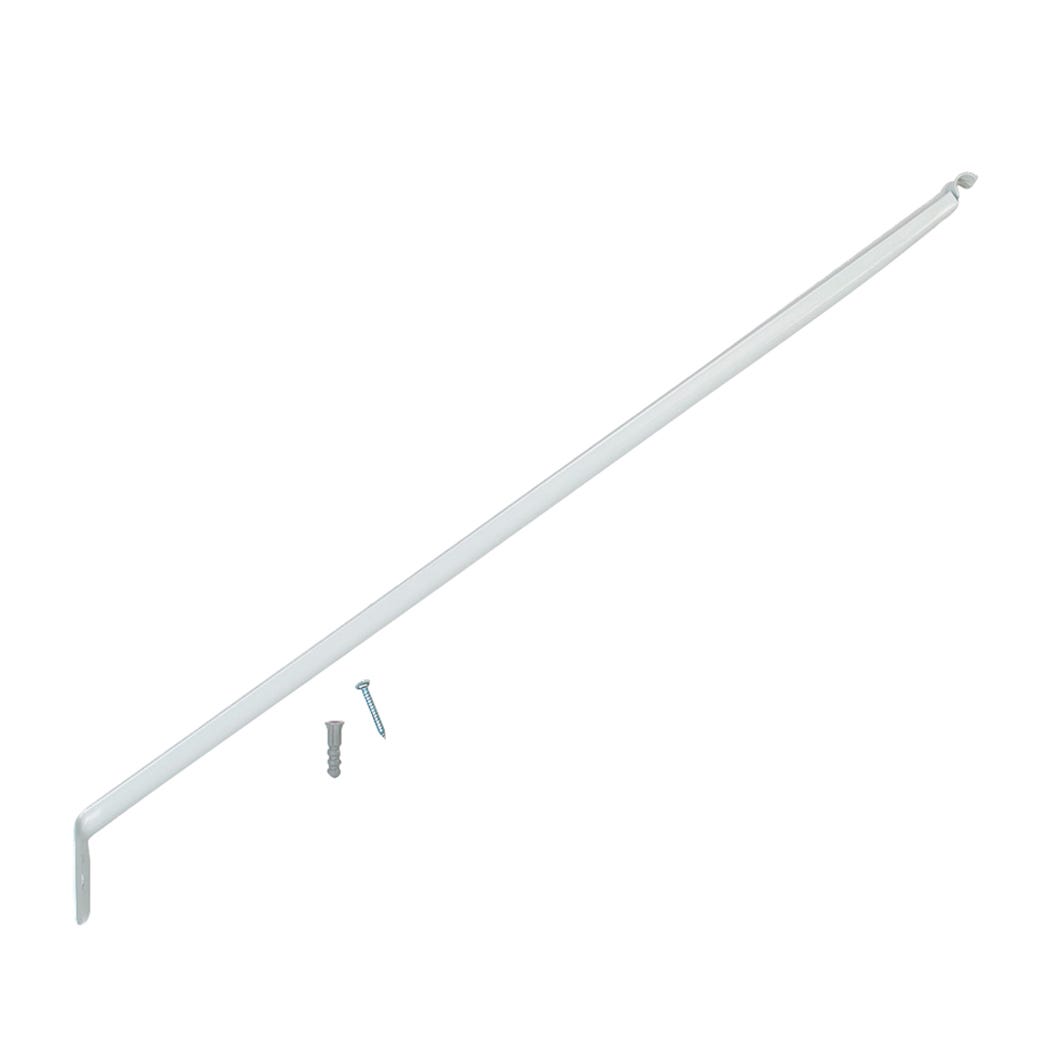 Support Bracket, 16-in., White Steel