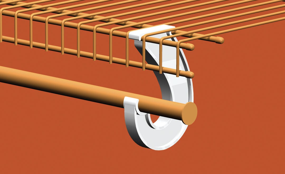 Superslide Closet Rod Support