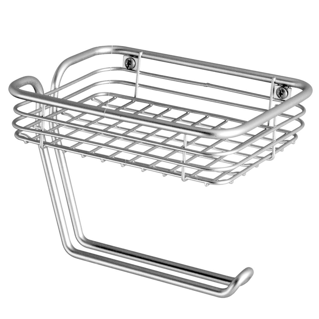 Classico Toilet Paper Holder with Shelfl, Chrome
