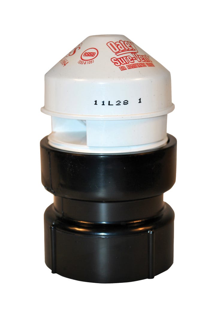 Sure-Vent Air Admittance Valve, 2.75-in. X 2.5-in. X 5.25-in.