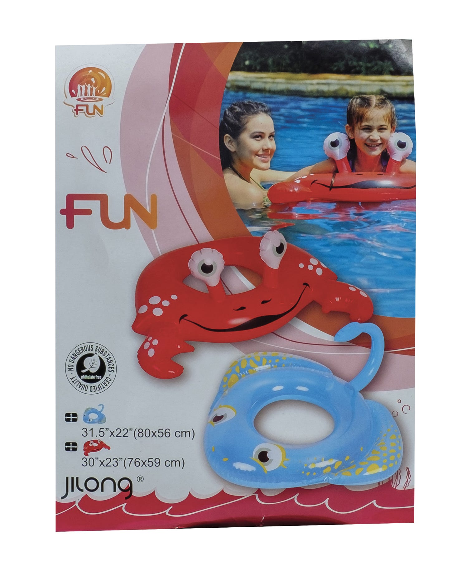 Inflatable Bathing Ring for Children, Assorted Animal Model