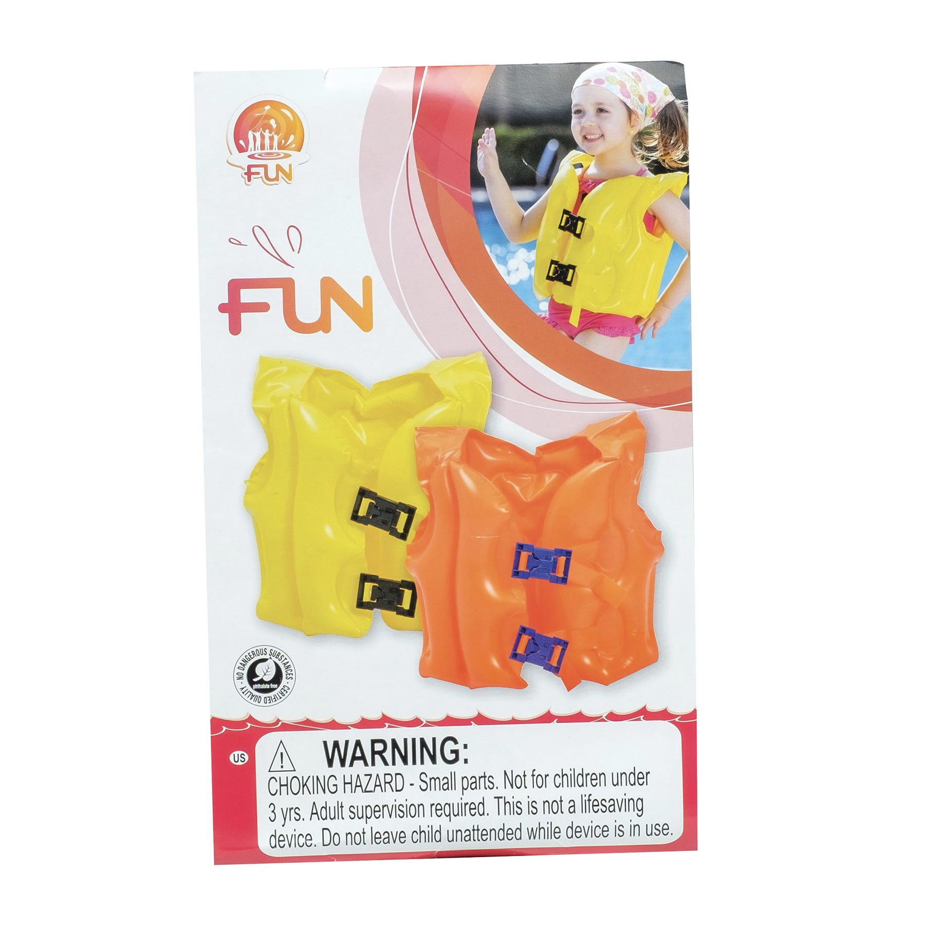 Inflatable Flotation Jacket for Kids, Small, Assorted Color