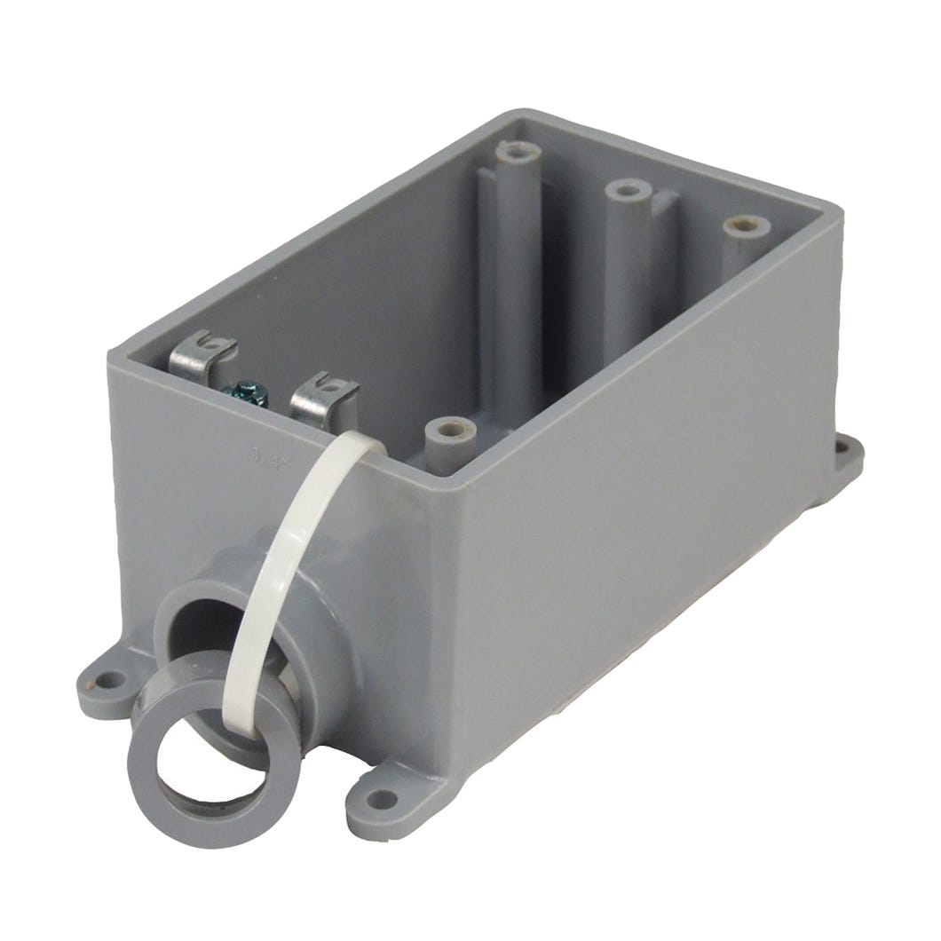Switch Box PVC Type FSE, 1 Gang