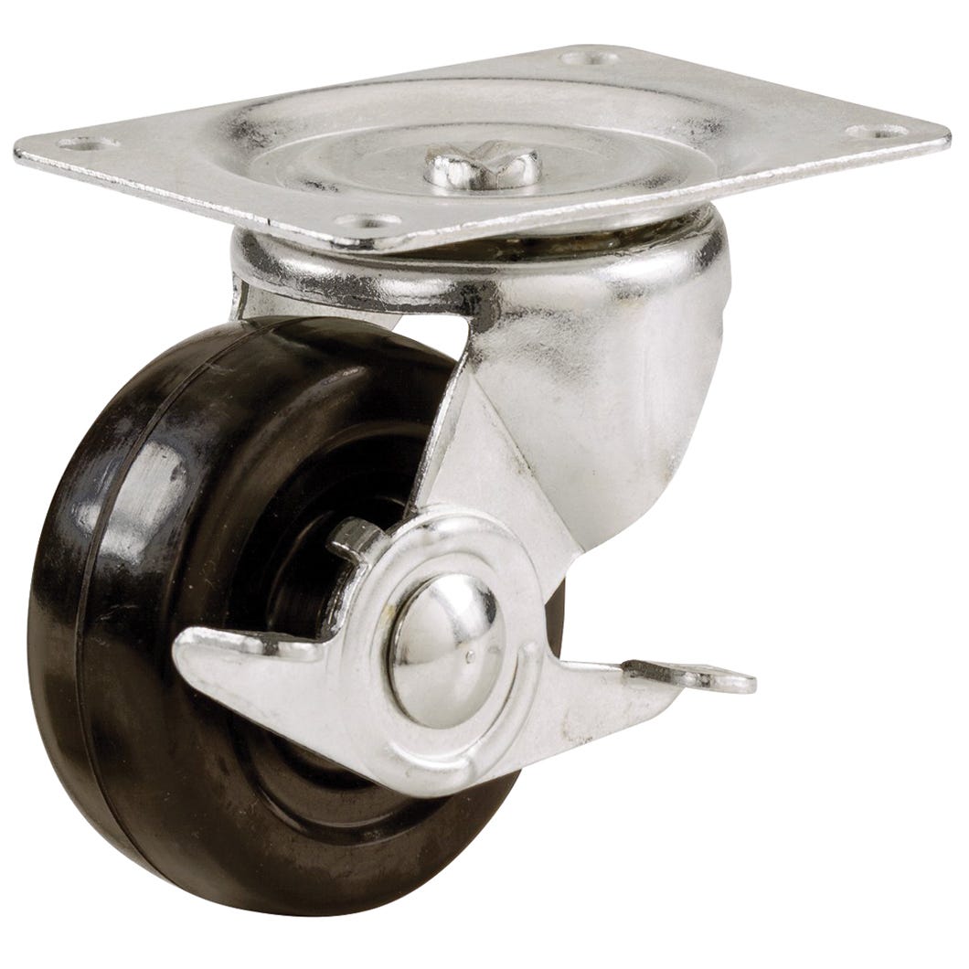 Swivel wheel with side brake max. 225 lbs