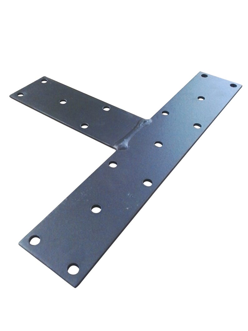 T Flat Plate in Metal, 16-in. X 11-in. X 3-in.
