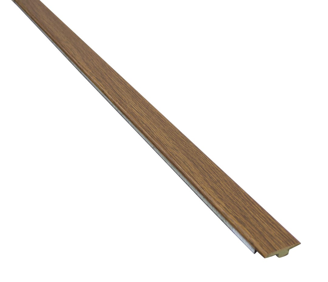 T-Moulding for Floor-in. MDF, 1-3/4 in., Dark Oak