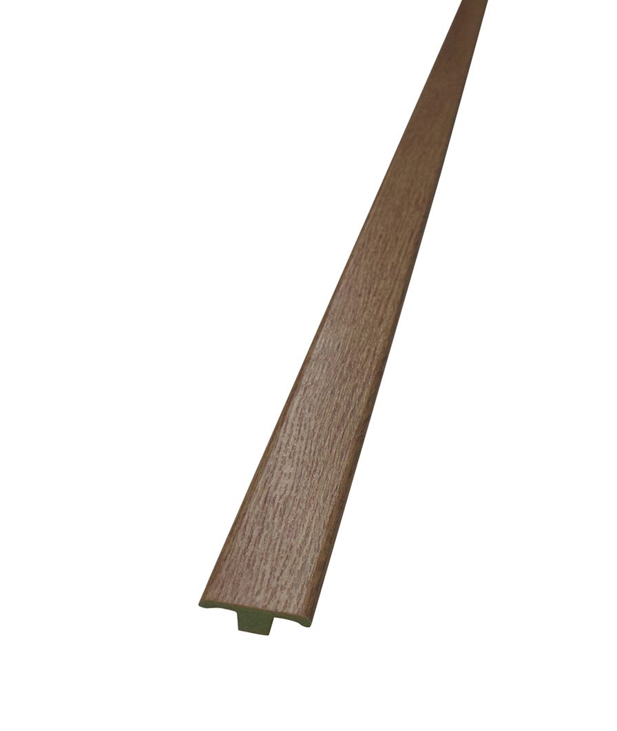 T-Moulding for Laminated Flooring, 12 mm, Chestnut