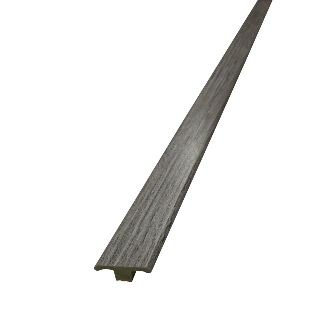 T-moulding for Laminated Flooring, 12 mm, Storm Grey