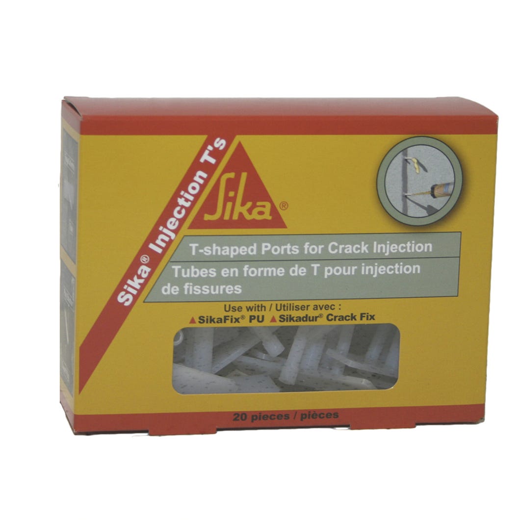 SIKA Injection Tubes, White, 20/Pack