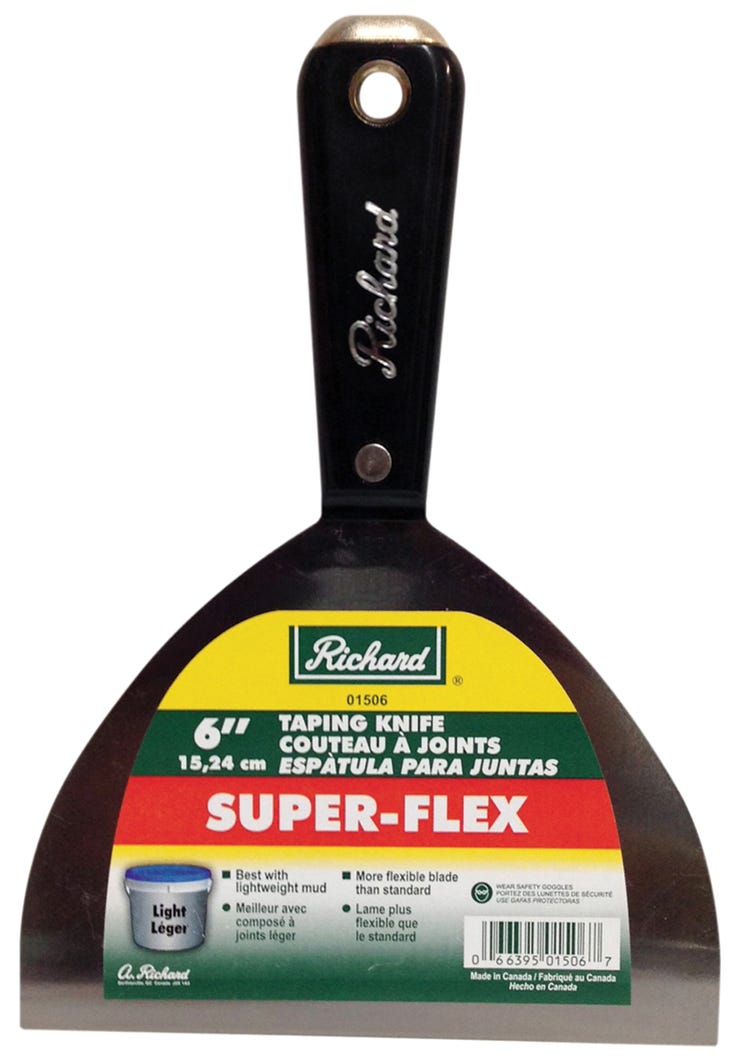 Taping Knife Flexible Blade, 6-in.