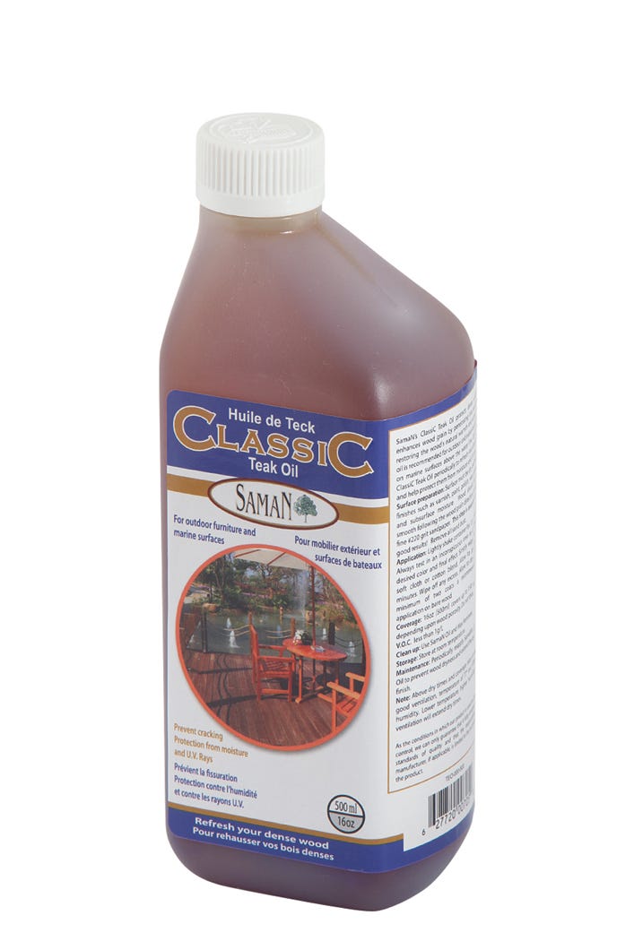 Teak Oil, Natural, 500 ml