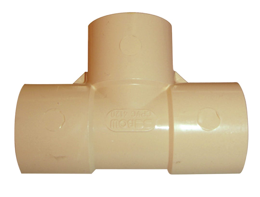 Tee Connector, CPVC, 1/2-in.