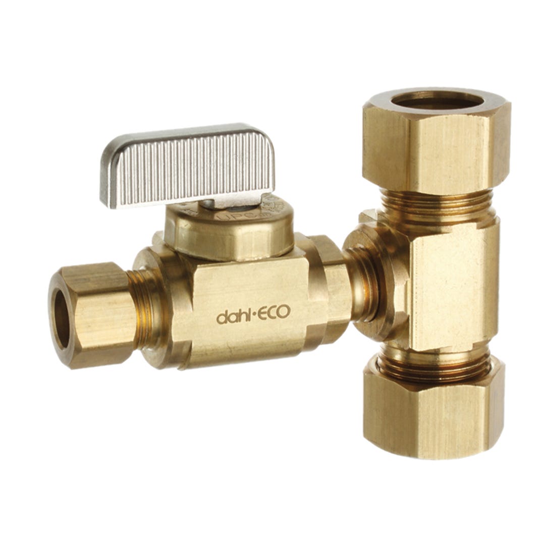 Tee + Valve Kit for Dishwasher, Lead-Free, 1/2 COP