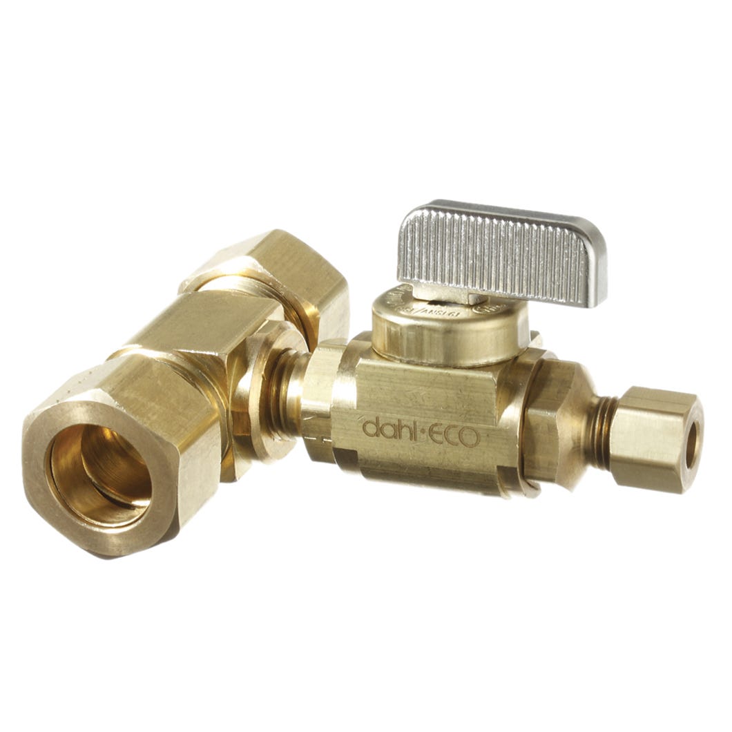 Tee + Valve Kit for Icemaker, Lead-Free, 1/2 COP