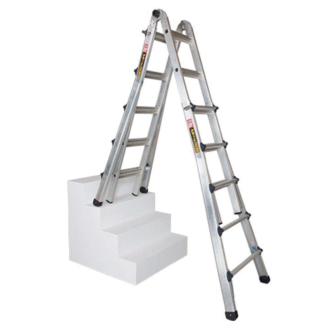 Telescopic Multi-Position Ladder - 17 ft - 28 Positions - Grade 1