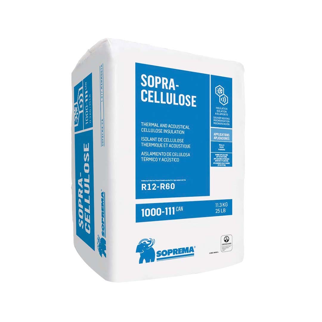 Thermal and acoustical cellulose insulation