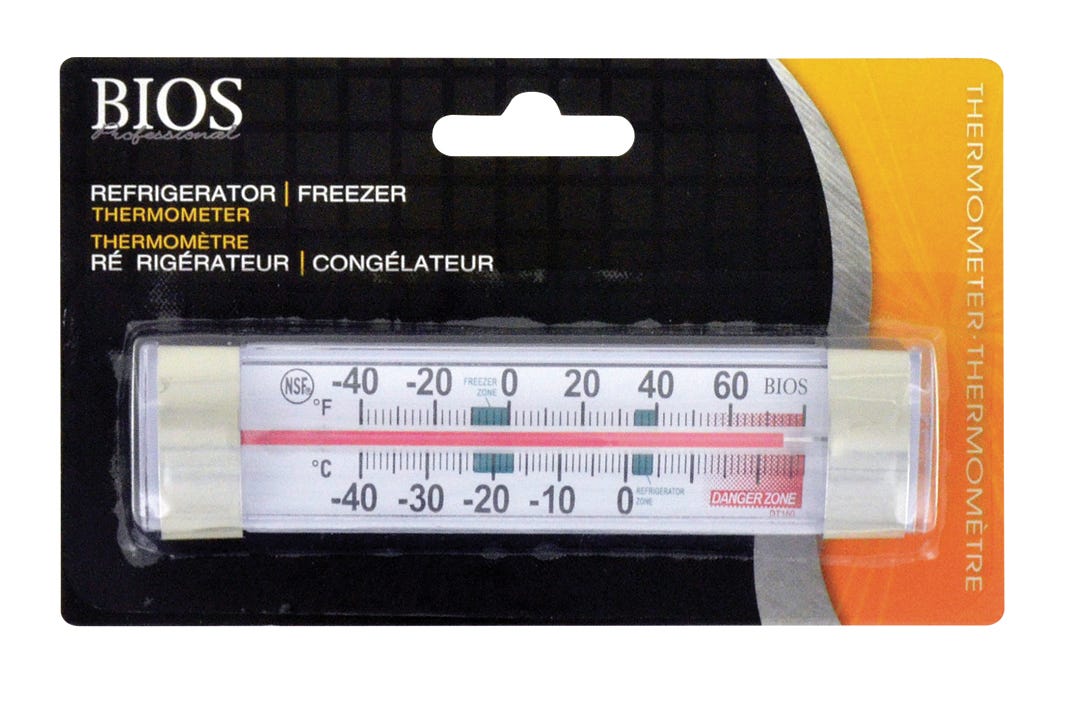 Refrigerator/Freezer Thermometer °C/°F