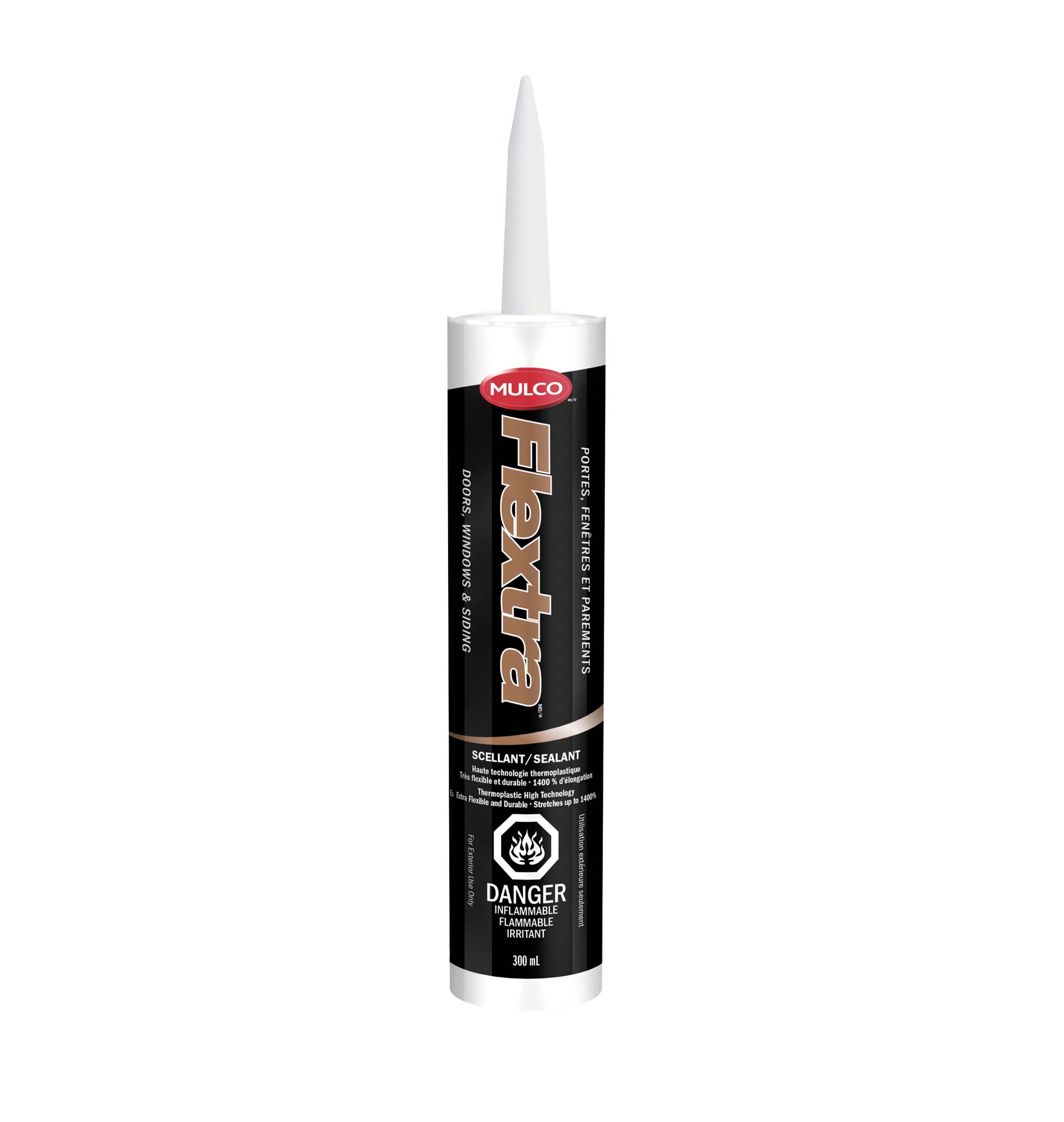 Thermoplastic Sealant Exterior Multipurpose, Extra Durable, 300ml, 3/Pack, White Iceberg